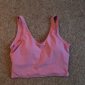 pink align tank